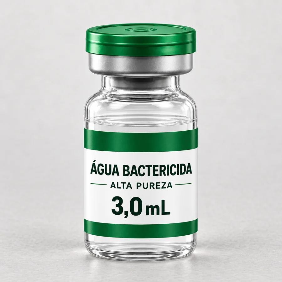 Água Bactericida 3,0 mL — frasco Infinnity Biopharma